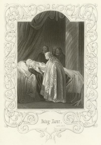 El rey Lear, Acto IV, Escena VII de Joseph Kenny Meadows